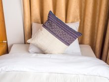 cushion cover white and purple